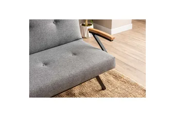 Fennor Sovesofa 2-sits - Lysegrå - Møbler - Sofaer - Sovesofaer - 3 seters sovesofa