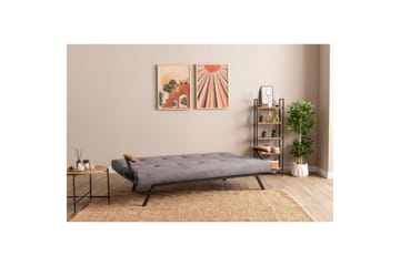 Fennor Sovesofa 3-sits - Grå - Møbler - Sofaer - Sovesofaer - 3 seters sovesofa