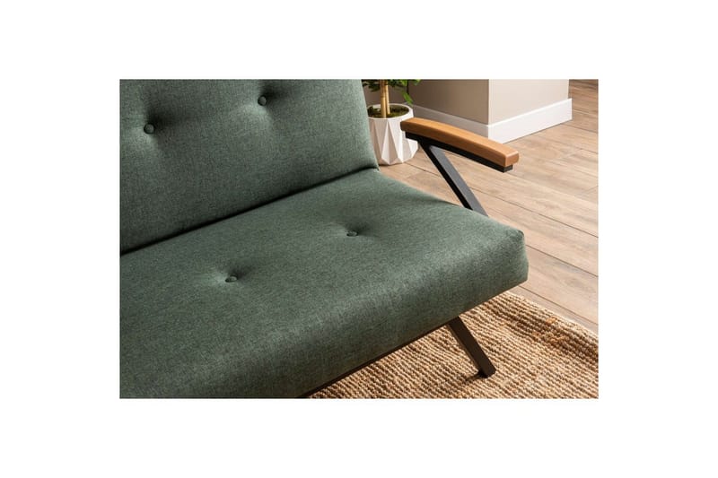 Fennor Sovesofa 3-sits - Grønn - Møbler - Sofaer - Sovesofaer - 3 seters sovesofa