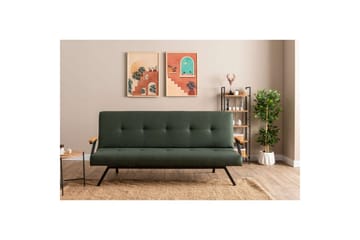 Fennor Sovesofa 3-sits - Grønn - Møbler - Sofaer - Sovesofaer - 3 seters sovesofa