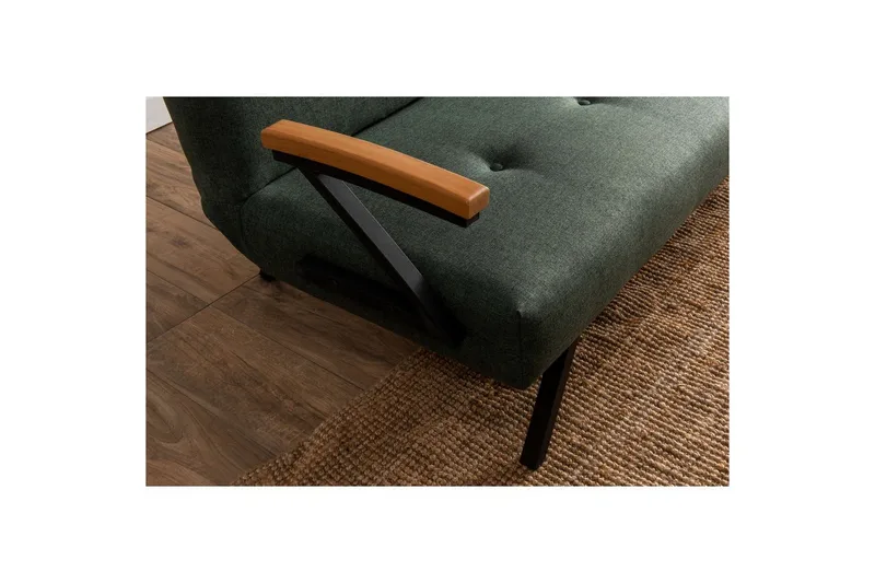 Fennor Sovesofa 3-sits - Grønn - Møbler - Sofaer - Sovesofaer - 3 seters sovesofa
