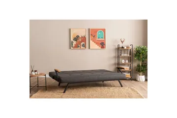 Fennor Sovesofa 3-sits - Mørkegrå - Møbler - Sofaer - Sovesofaer - 3 seters sovesofa