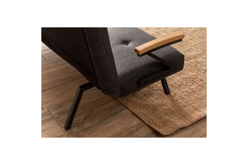 Fennor Sovesofa 3-sits - Mørkegrå - Møbler - Sofaer - Sovesofaer - 3 seters sovesofa