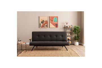 Fennor Sovesofa 3-sits - Mørkegrå - Møbler - Sofaer - Sovesofaer - 3 seters sovesofa