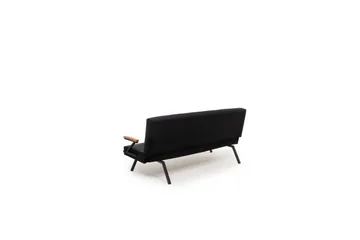 Fennor Sovesofa 3-sits - Sort - Møbler - Sofaer - Sovesofaer - 3 seters sovesofa