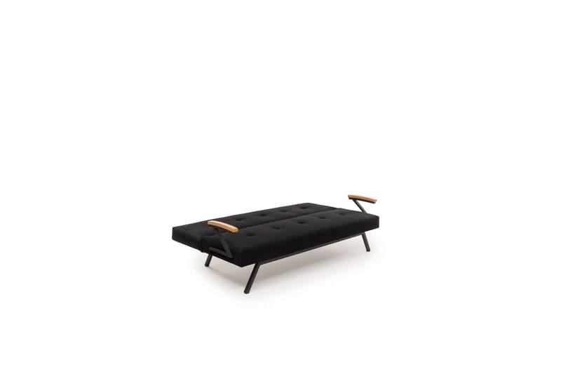Fennor Sovesofa 3-sits - Sort - Møbler - Sofaer - Sovesofaer - 3 seters sovesofa