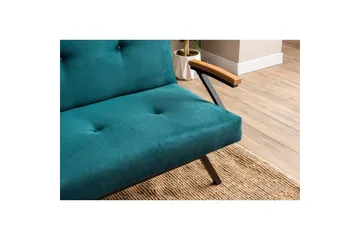 Fennor Sovesofa 3-sits - Petrol Grønn - Møbler - Sofaer - Sovesofaer - 3 seters sovesofa