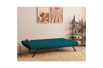 Fennor Sovesofa 3-sits - Petrol Grønn - Møbler - Sofaer - Sovesofaer - 3 seters sovesofa