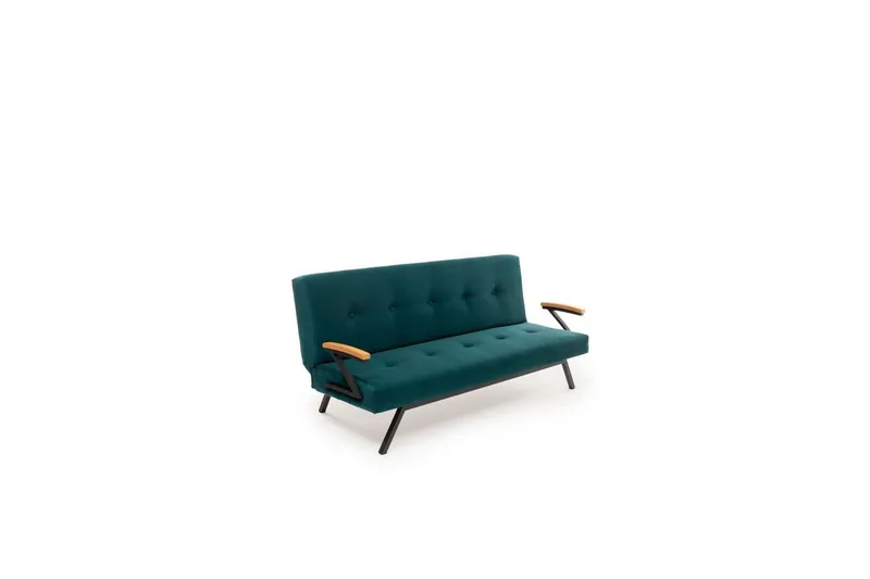 Fennor Sovesofa 3-sits, Petrol Grønn