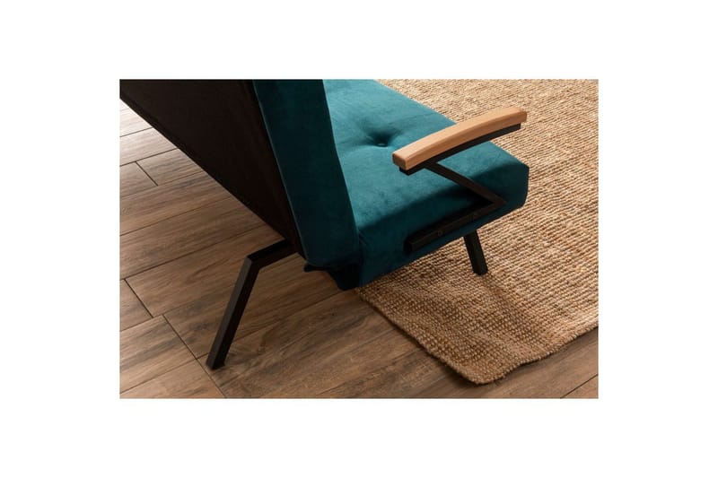 Fennor Sovesofa 3-sits - Petrol Grønn - Møbler - Sofaer - Sovesofaer - 3 seters sovesofa