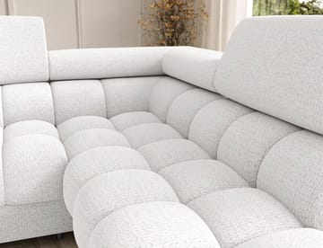 Feraria 6-seters boblete sovesofa med divan og sjeselong, oppbevaring, høyre - Royal 01 - Møbler - Sofaer - Sovesofaer - Hjørnesovesofa