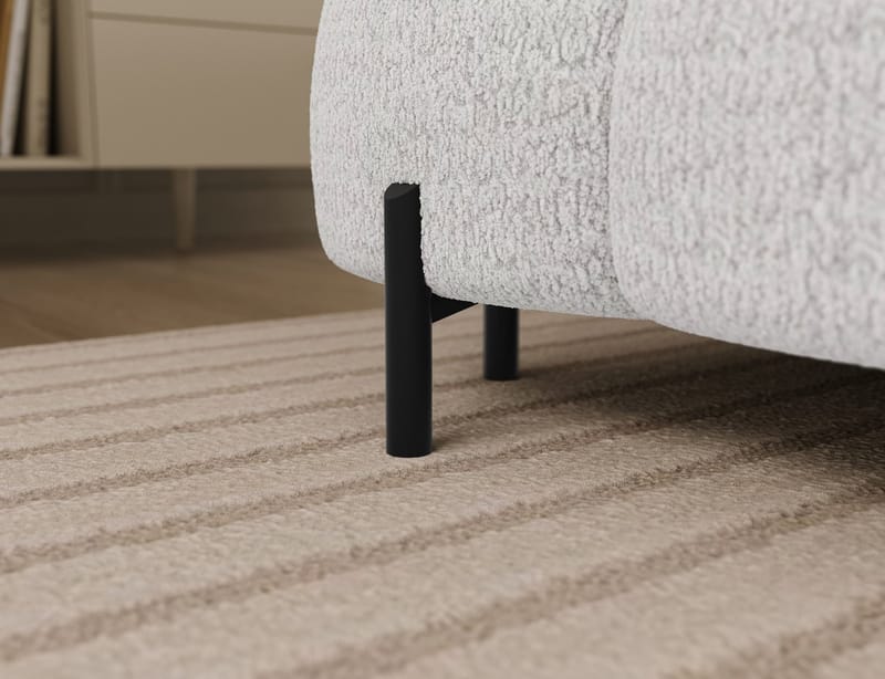 Feraria 6-seters boblete sovesofa med divan og sjeselong, oppbevaring, høyre - Royal 01 - Møbler - Sofaer - Sovesofaer - Hjørnesovesofa