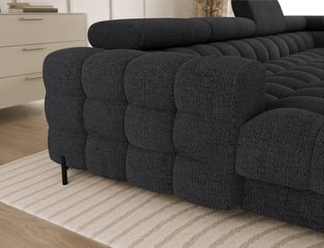 Feraria 6-seters boblete sovesofa med divan og sjeselong, oppbevaring, høyre - Royal 05 - Møbler - Sofaer - Sovesofaer - Hjørnesovesofa