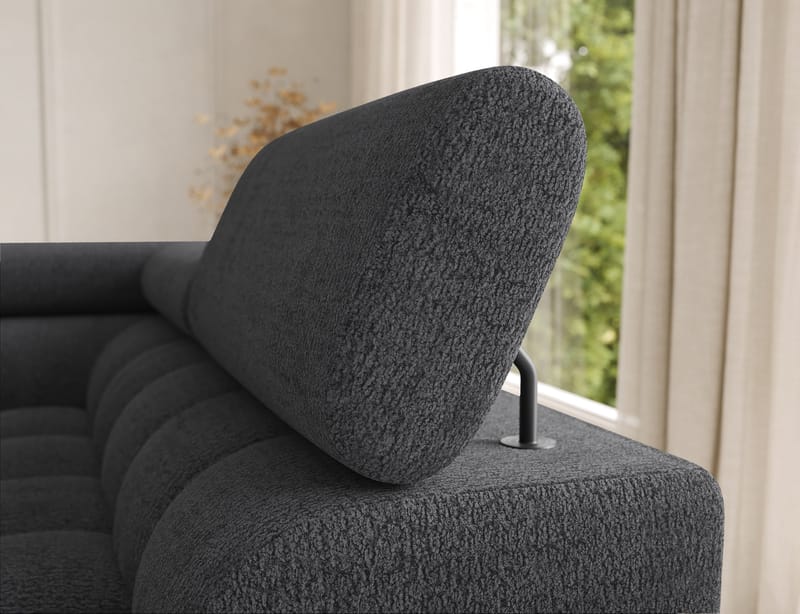 Feraria 6-seters boblete sovesofa med divan og sjeselong, oppbevaring, høyre - Royal 05 - Møbler - Sofaer - Sovesofaer - Hjørnesovesofa