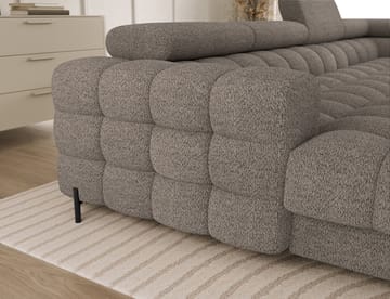 Feraria 6-seters boblete sovesofa med divan og sjeselong, oppbevaring, høyre - Royal 20 - Møbler - Sofaer - Sovesofaer - Hjørnesovesofa