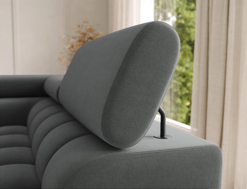 Feraria 6-seters boblete sovesofa med divan og sjeselong, oppbevaring, høyre - Sola 06 - Møbler - Sofaer - Sovesofaer - Hjørnesovesofa