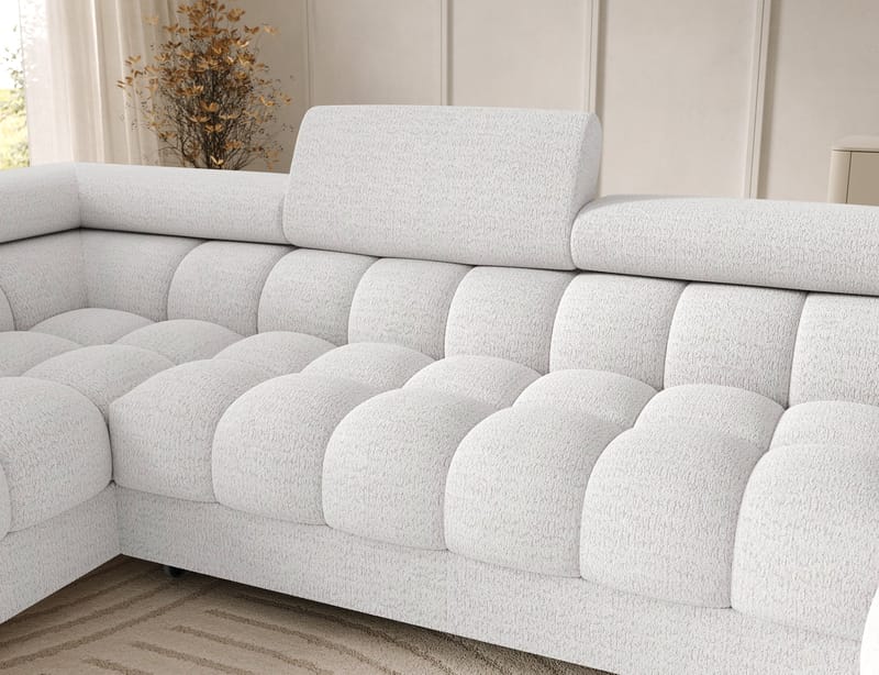 Feraria 6-seters Bubblig sovesofa med divan og sjeselong, oppbevaring Venstre - Royal 01 - Møbler - Sofaer - Sovesofaer - Hjørnesovesofa