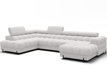 Feraria 6-seters Bubblig sovesofa med divan og sjeselong, oppbevaring Venstre - Royal 01 - Møbler - Sofaer - Sovesofaer - Hjørnesovesofa