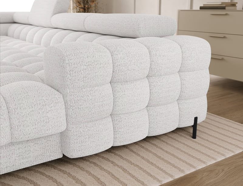 Feraria 6-seters Bubblig sovesofa med divan og sjeselong, oppbevaring Venstre - Royal 01 - Møbler - Sofaer - Sovesofaer - Hjørnesovesofa