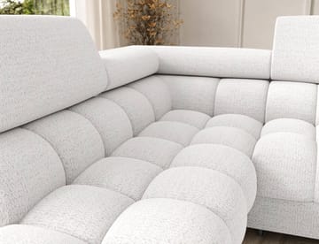 Feraria 6-seters Bubblig sovesofa med divan og sjeselong, oppbevaring Venstre - Royal 01 - Møbler - Sofaer - Sovesofaer - Hjørnesovesofa
