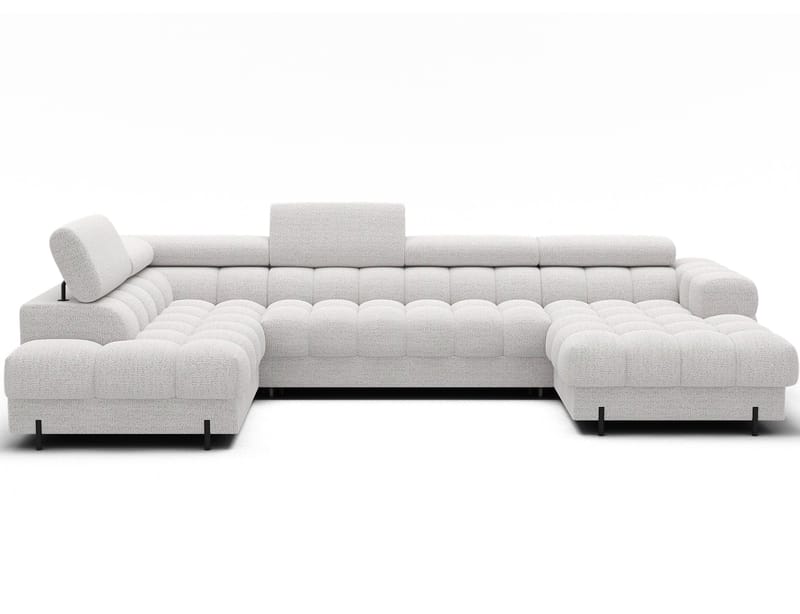 Feraria 6-seters Bubblig sovesofa med divan og sjeselong, oppbevaring Venstre - Royal 01 - Møbler - Sofaer - Sovesofaer - Hjørnesovesofa