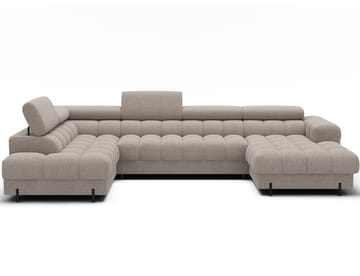 Feraria 6-seters Bubblig sovesofa med divan og sjeselong, oppbevaring Venstre - Royal 18 - Møbler - Sofaer - Sovesofaer - Hjørnesovesofa