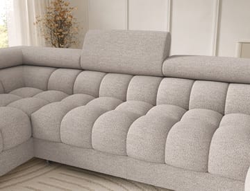 Feraria 6-seters Bubblig sovesofa med divan og sjeselong, oppbevaring Venstre - Royal 18 - Møbler - Sofaer - Sovesofaer - Hjørnesovesofa