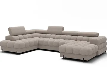 Feraria 6-seters Bubblig sovesofa med divan og sjeselong, oppbevaring Venstre - Royal 18 - Møbler - Sofaer - Sovesofaer - Hjørnesovesofa