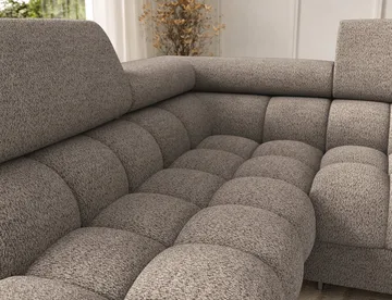 Feraria 6-seters Bubblig sovesofa med divan og sjeselong, oppbevaring Venstre - Royal 20 - Møbler - Sofaer - Sovesofaer - Hjørnesovesofa