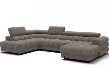 Feraria 6-seters Bubblig sovesofa med divan og sjeselong, oppbevaring Venstre - Royal 20 - Møbler - Sofaer - Sovesofaer - Hjørnesovesofa