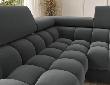 Feraria 6-seters Bubblig sovesofa med divan og sjeselong, oppbevaring Venstre - Sola 06 - Møbler - Sofaer - Sovesofaer - Hjørnesovesofa