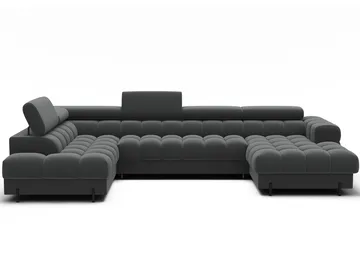 Feraria 6-seters Bubblig sovesofa med divan og sjeselong, oppbevaring Venstre - Sola 06 - Møbler - Sofaer - Sovesofaer - Hjørnesovesofa