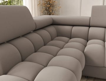 Feraria 6-seters Bubblig sovesofa med divan og sjeselong, oppbevaring Venstre - Sola 18 - Møbler - Sofaer - Sovesofaer - Hjørnesovesofa