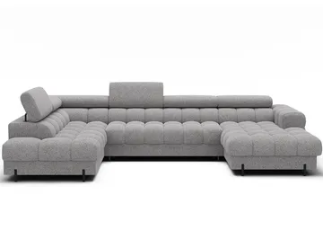 Feraria 6-seters Bubblig sovesofa med divan og sjeselong, oppbevaring Venstre - Pellerito 03 - Møbler - Sofaer - Sovesofaer - Hjørnesovesofa