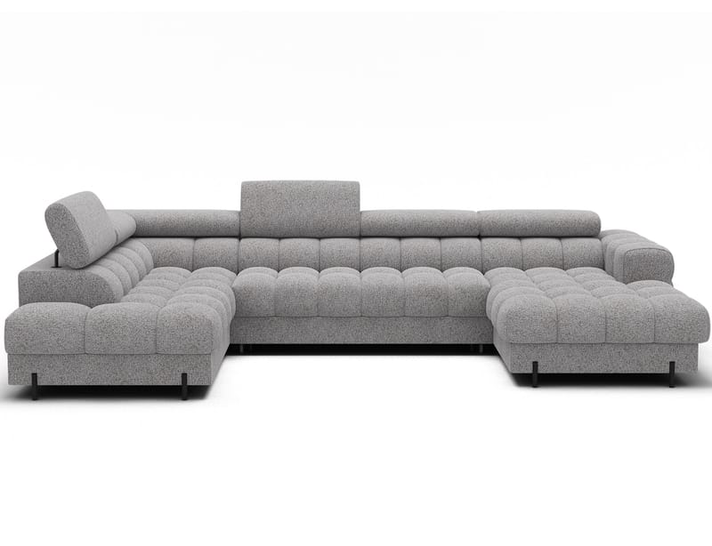 Feraria 6-seters Bubblig sovesofa med divan og sjeselong, oppbevaring Venstre - Pellerito 03 - Møbler - Sofaer - Sovesofaer - Hjørnesovesofa