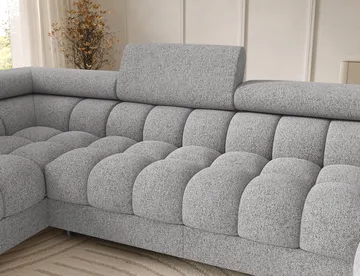 Feraria 6-seters Bubblig sovesofa med divan og sjeselong, oppbevaring Venstre - Pellerito 03 - Møbler - Sofaer - Sovesofaer - Hjørnesovesofa