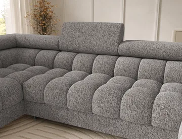 Feraria 6-seters Bubblig sovesofa med divan og sjeselong, oppbevaring Venstre - Pellerito 20 - Møbler - Sofaer - Sovesofaer - Hjørnesovesofa