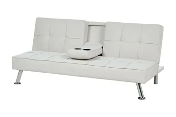 Ferne Sovesofa 3-seter - Beige/Sølv - Møbler - Sofaer - Sovesofaer - 3 seters sovesofa