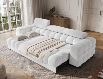 Festello 3-seters boblete sovesofa - Royal 01 - Møbler - Sofaer - Sovesofaer - 3 seters sovesofa