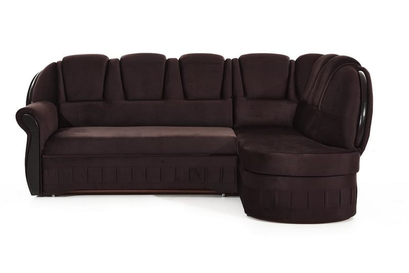 Fica Sovesofa med Sjeselong Høyre, Brun