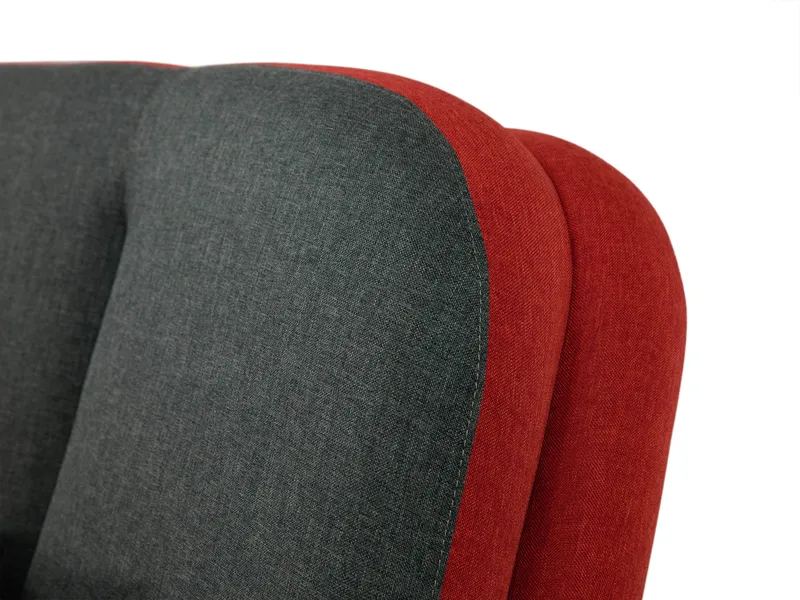 Figurelle 2-seter Rektangulær Sovesofa med Oppbevaring i Stoff - Grå - Møbler - Sofaer - Sovesofaer - 2 seters sovesofa
