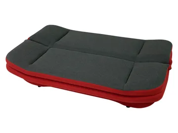 Figurelle 2-seter Rektangulær Sovesofa med Oppbevaring i Stoff - Grå - Møbler - Sofaer - Sovesofaer - 2 seters sovesofa