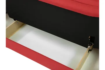 Figurelle 2-seter Utfellbar Sovesofa 130x190 cm med Oppbevaring i Stoff - Beige - Møbler - Sofaer - Sovesofaer - 2 seters sovesofa