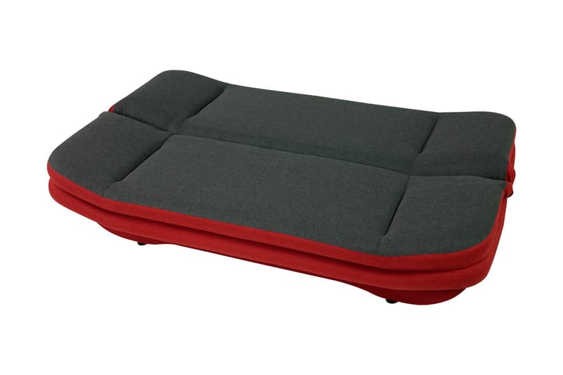 Figurelle 2-seter Utfellbar Sovesofa 130x190 cm med Oppbevaring i Stoff - Beige - Møbler - Sofaer - Sovesofaer - 2 seters sovesofa