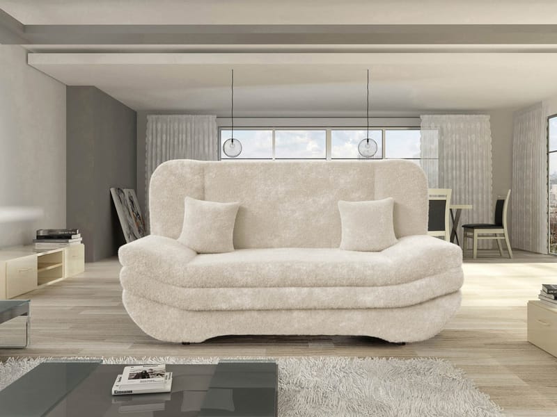 Figurelle 3-seters sovesofa - beige - Møbler - Sofaer - Sovesofaer - 2 seters sovesofa
