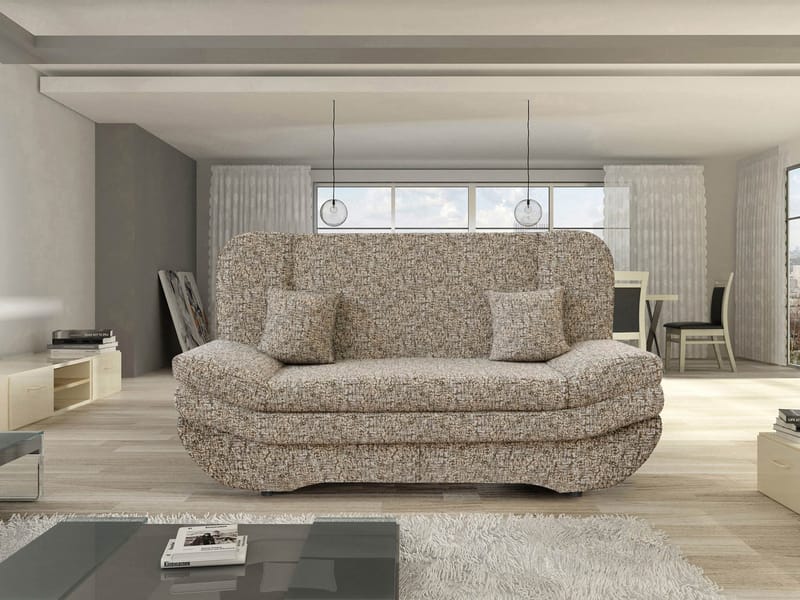 Figurelle 3-seters sovesofa - beige - Møbler - Sofaer - Sovesofaer - 2 seters sovesofa