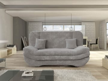 Figurelle 3-seters sovesofa - grå - Møbler - Sofaer - Sovesofaer - 2 seters sovesofa