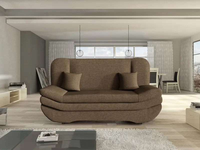 Figurelle Sovesofa 2-seter - Brun - Møbler - Sofaer - Sovesofaer - 2 seters sovesofa