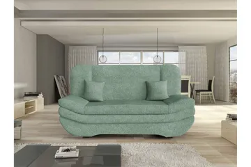 Figurelle Sovesofa 2-seter i Bouclé - Grønn - Møbler - Sofaer - Sovesofaer - 2 seters sovesofa