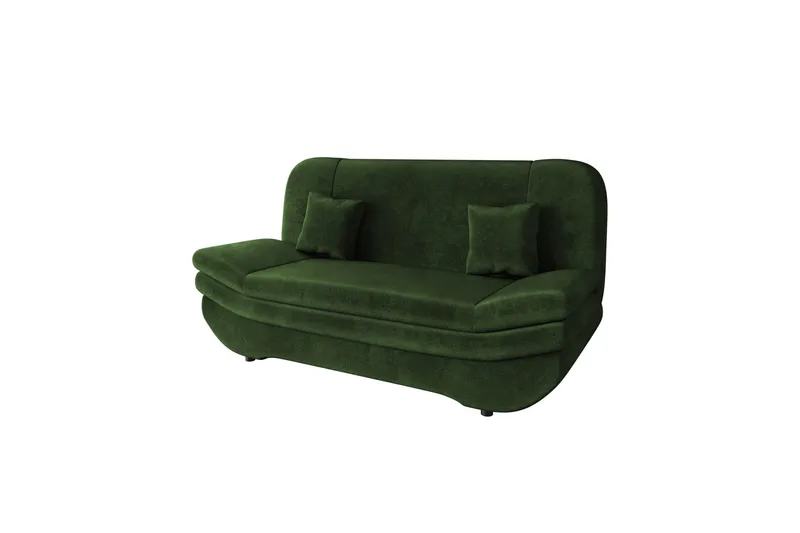 Figurelle Sovesofa 2-seter i Chenille, Grønn